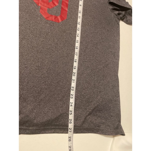 Nike Oklahoma Sooners OU Dri-FIT Shirt Mens XL Gray Heather Athletic AH9223-071 - Picture 6 of 8